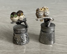 Warwick Pewter Thimbles By