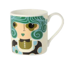 Orla Kiely Dee Dee Mug Teal