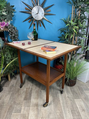 Vintage teak hostess tea - teak,