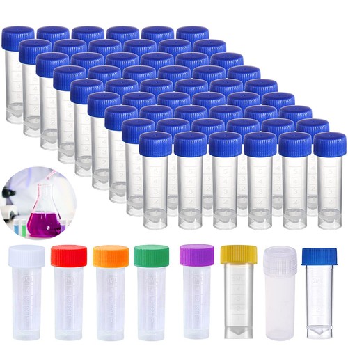 25pcs 5ml plastic test - plastic, tubes