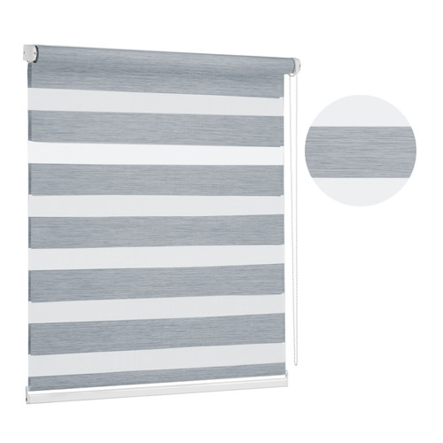 Grey day and night roller - night,