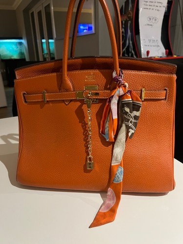 Hermès birkin orange - hermès,