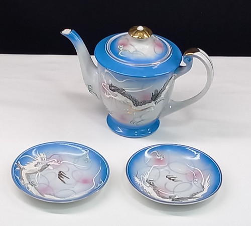 Japanese dragonware blue - japanese,
