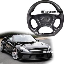 For Mercedes Benz R230 W219 W209 W211 CLK G55 E55 Carbon Fiber Steering Wheel