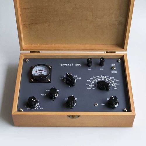 For crystal radio set with - set,