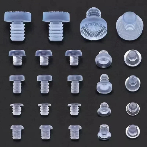 20pcs clear rubber - clear,