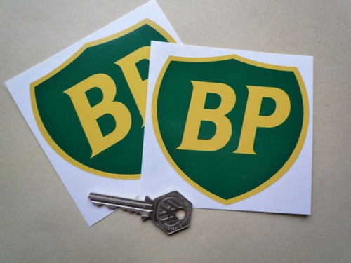 Shield car stickers - bp,