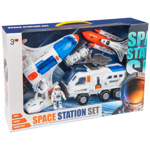 Space station rocket - rocket, rover