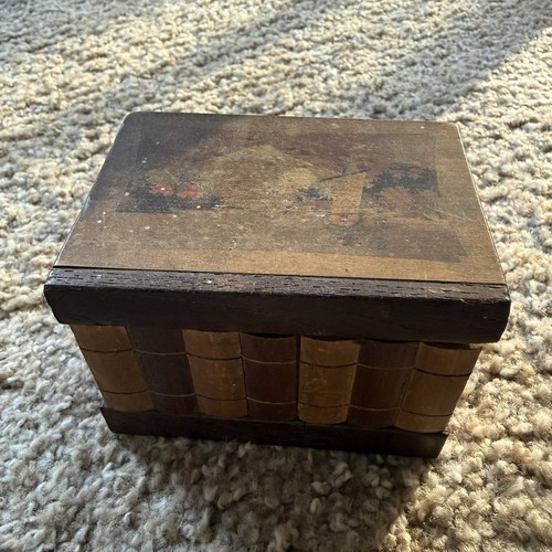 Vintage japanese wooden puzzle - vintage,