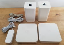 Apple Airport Extreme Wireless Router Lot 2x A1354 2x A1521