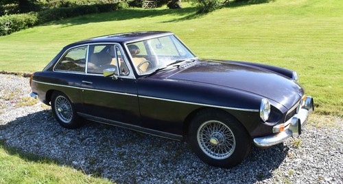 Mgb 1973 black tulip wire - gt,