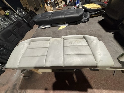 Bmw e36 silver grey - grey, leather