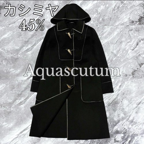 Aquascutum black cashmere wool - black,
