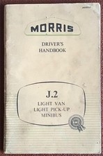MORRIS J.2 Drivers Handbook