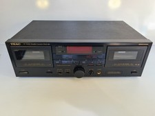 Vintage Teac Twin Cassette Player Deck W-700R Double