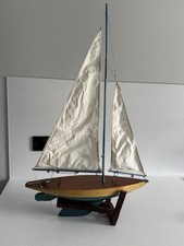 J Alexander Of Preston Pond Yacht Vintage Rare Sailing Craft