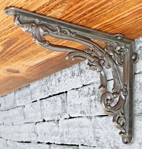 Cast iron shelf bracket period - cast,