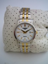 ROAMER WATCH WOMENS CLASSIC  709844 47 25 70 GOLD STAINLESS STEEL SWISS GENUINE