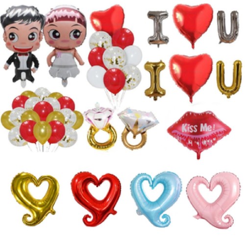 Valentines day balloons - valentines,