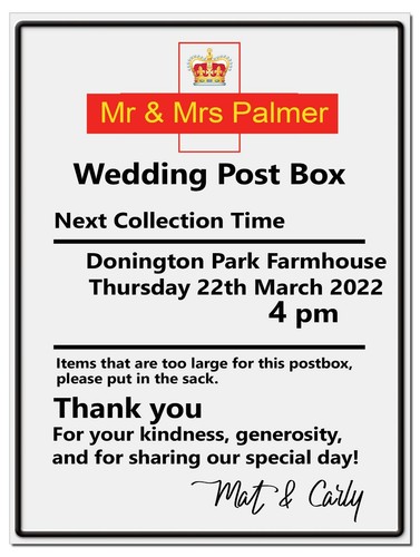 Personalised royal mail post - royal,