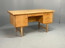 Vintage 1960s Oak Desk Danish