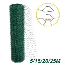 Chicken Wire Mesh Fencing Galvanised PVC Coated Rabbit Netting Fence Garden