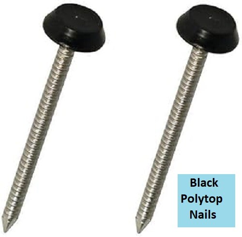 Polytop nails plastic - plastic, headed