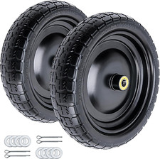 ASDFGHT 13" Flat Free Wheels