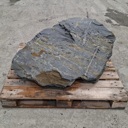 Welsh slate boulder garden - garden, &