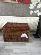 Wicker storage trunk - 30",
