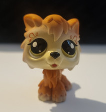 Littlest Pet Shop #113Timber Wolf – Tan & Beige with Olive Eyes 