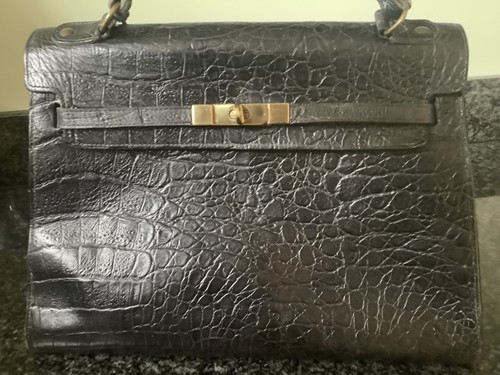 Mulberry vintage black croc - vintage,