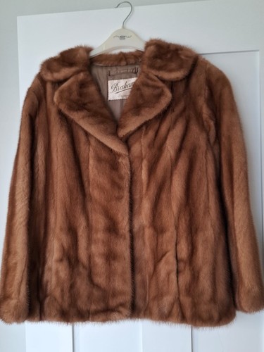 Vintage mink fur coat jacket - mink,
