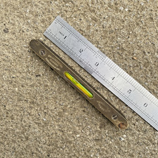 Vintage J Rabone & Sons Birmingham Engineers Brass On Steel Spirit Level 6"