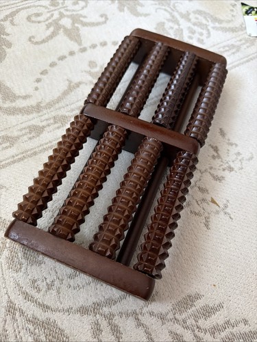 Wooden foot roller - wooden,