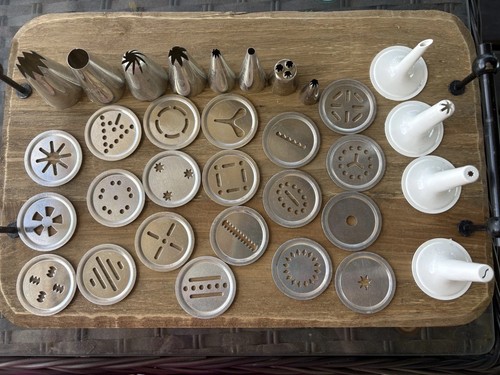 Vtg lot wilton ateco tips - ateco,