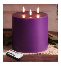 3 Wick Flameless Pillar Candle