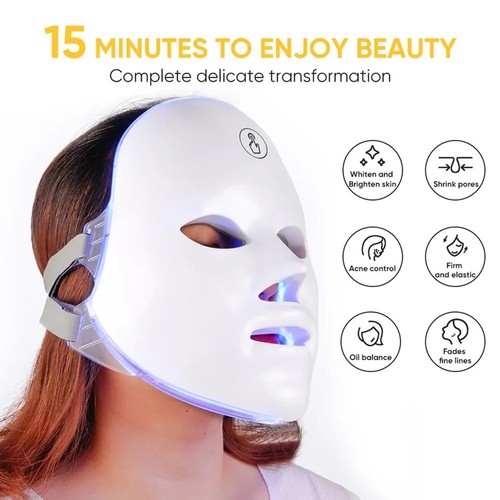 Led facial neck mask color - mask, 7