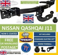 Towbar for Nissan Qashqai 2014 to 2021 J11 (Mark 2) Flange Tow Bar Kit TN12