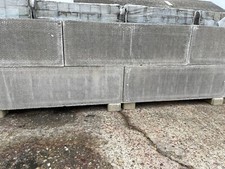 6 X QUALITY GREY  CONCRETE BLOCKS , RETAINING WALLS, BUILDINGS , KERBS, EDGING