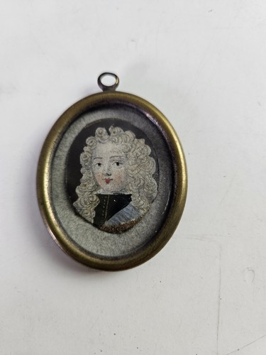 Antique miniature portrait - antique,