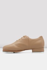 BLOCH Sync Jazz Lace Up Leather Tap Shoes with Bloch Mega Taps S0321L Tan