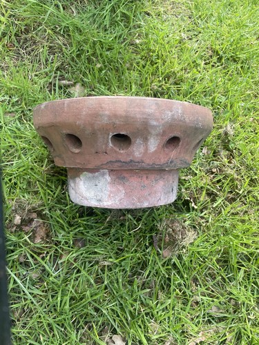 Antique terracotta chimney - terracotta,
