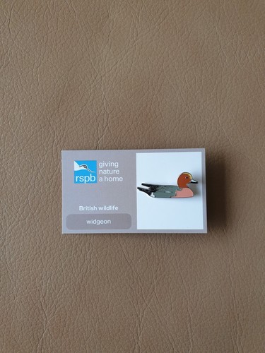 Rspb widgeon enamel pin badge - widgeon,