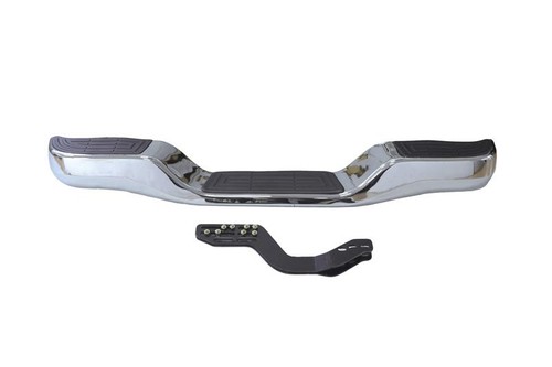 Rear universal chrome bumper - rear,
