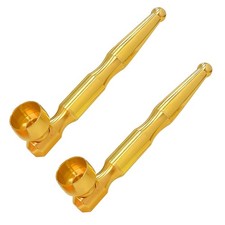 2-Pack Brass Smoking Pipe Set