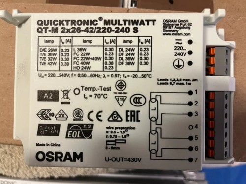 Osram quicktronic multiwatt - quicktronic,