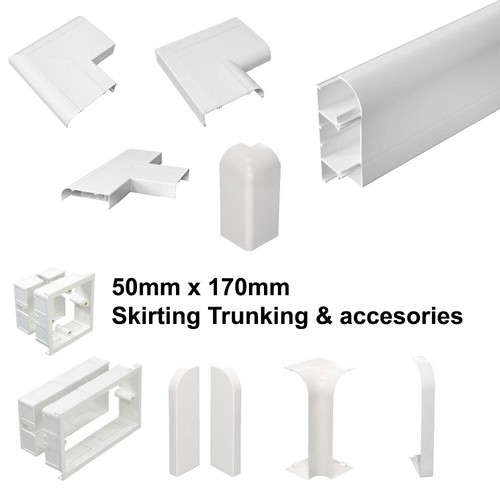 Dado rail trunking 3 - 3, metre