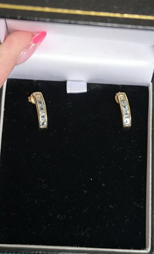 Qvc 9ct gold aquamarine half - qvc,