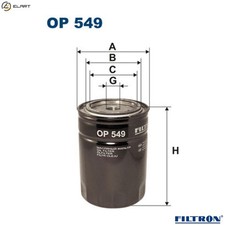 OIL FILTER OP 549 FOR AC LEXUS